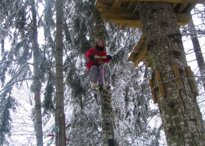 Parcours aventure ouvert été et hiver Haute Savoie